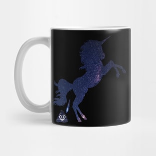 Poop Emoji Galaxy Unicorn Mug